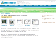 Tablet Screenshot of mainstreetgis.com